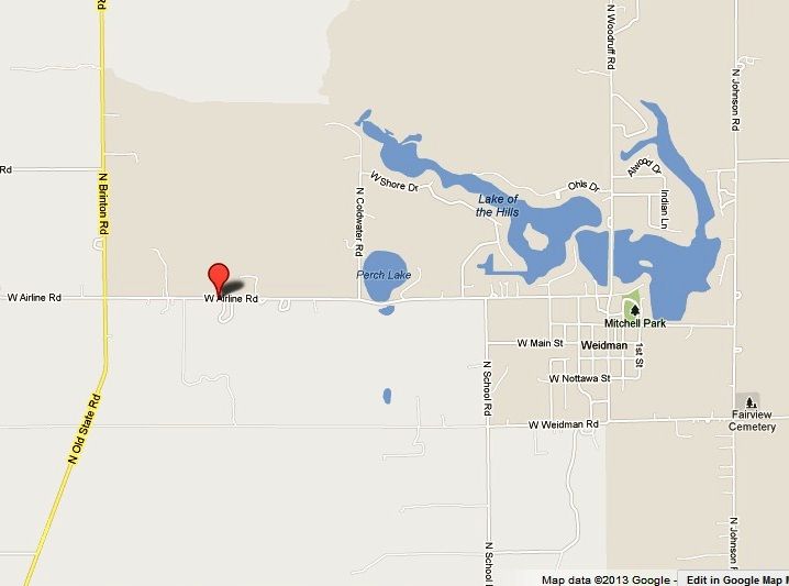 Google Map of Weidman BC